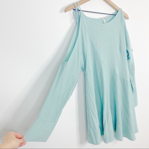 Free People Clear Skies Mini Tunic Shift Dress Small - Picture 6 of 8